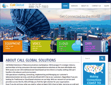 Tablet Screenshot of callglobalsolutions.com